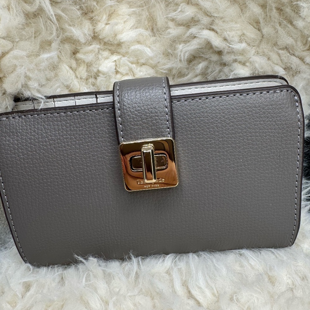 Kate Spade Wallet, Gray.